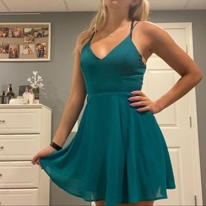Flowy Blue Dress